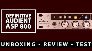 Video thumbnail for The DEFINITIVE Audient ASP800 Review | Unboxing | Testing (vocals, guitar, violin, drums) by Compass Box Studio
