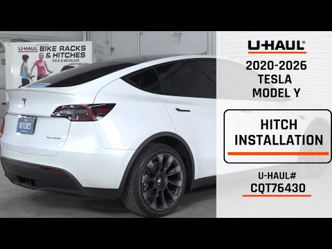 2020-2026 Tesla Model Y | U-Haul Trailer Hitch Installation | CQT76430
