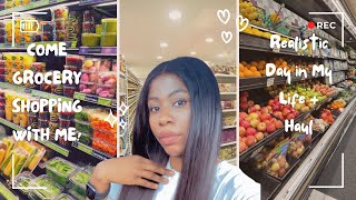 Come Grocery Shopping with Me! | Realistic Day in My Life + haul