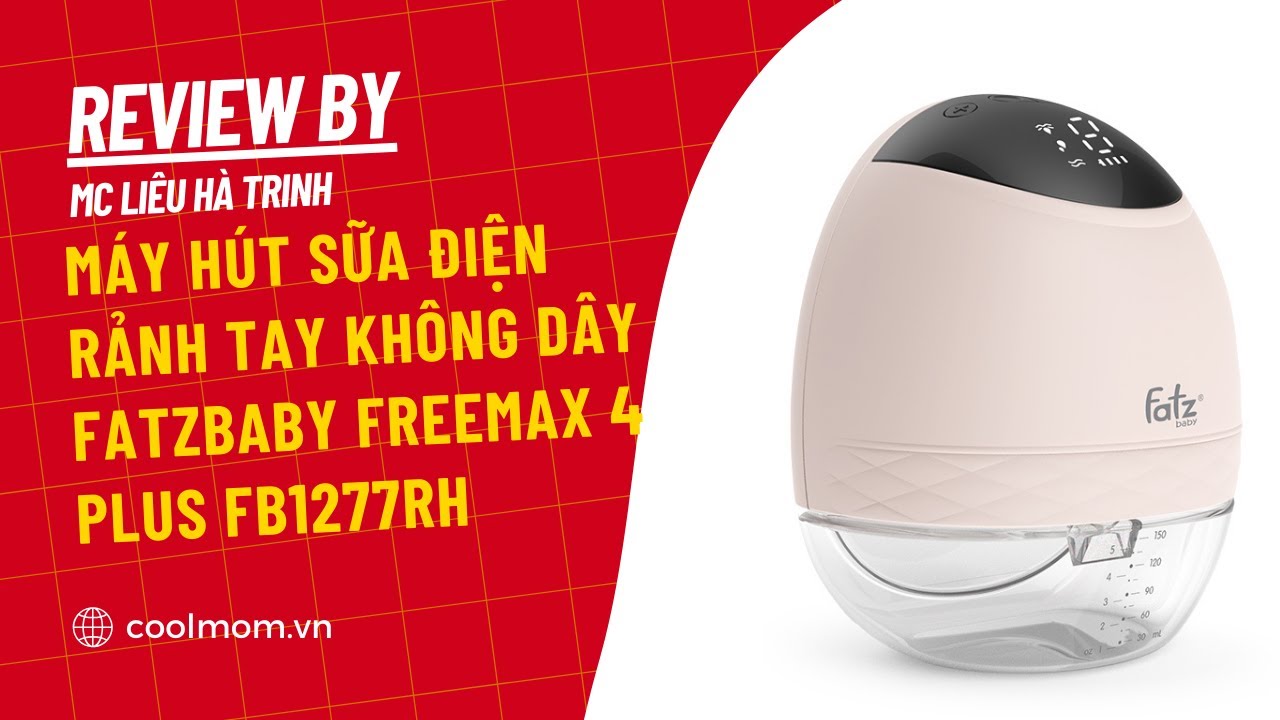 Máy hút sữa điện rảnh tay không dây Fatzbaby Freemax 4 PLUS FB1277RH