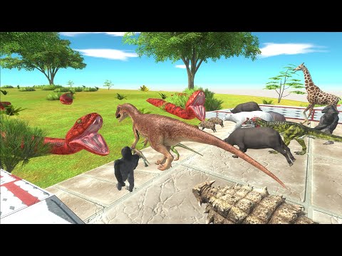 ALL ANIMALS SPEED RACE SWAP TO NEWLAND - Animal Revolt Battle Simulator