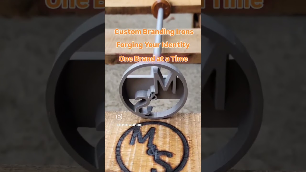 Any Logo or Design - Custom Branding Irons. Flame Heated or Electric. On Sale Now! #brandingiron