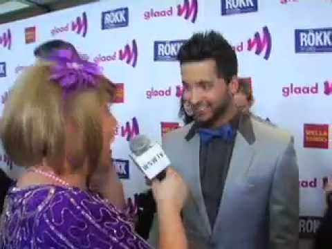 Jai Rodriguez & Damiana Garcia At The 2011 GLAAD Awards