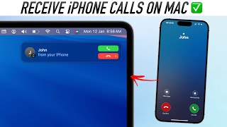How To Receive Calls On Macbook From iPhone!