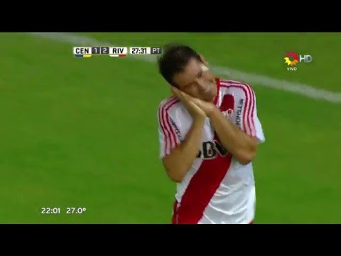 Gol de Mora. Rosario Central 1 - River 2 | Primera División 2016 - Fecha 04