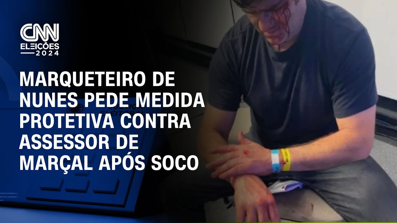 Marqueteiro de Nunes pedirá medida protetiva contra assessor de Marçal após soco | CNN NOVO DIA