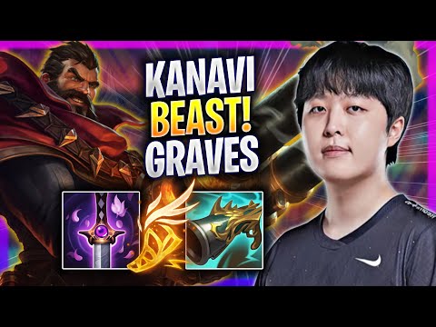 KANAVI IS A BEAST WITH GRAVES! - JDG Kanavi Plays Graves JUNGLE vs Nidalee! | Season 2024