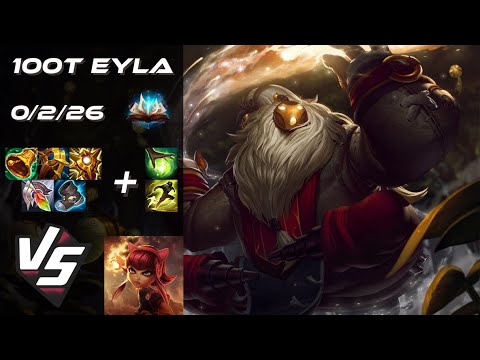 100 Thieves Eyla SUPPORT Bard vs Annie - NA Challenger Patch 25.S2.6