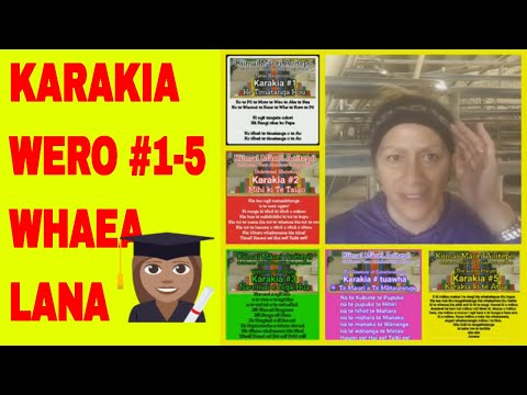 Karakia Wero #1-5 Taha Mäui - He Huinga Karakia - Whaea Lana
