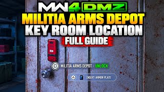 MW4 DMZ MILITIA ARMS DEPOT KEY ROOM LOCATION FULL GUIDE #mw4 #mw4dmz