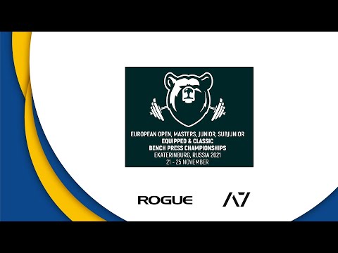 Men Equipped Masters 1..4  -  European Bench Press 2021
