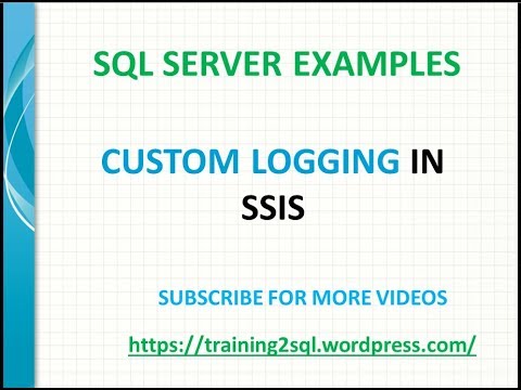 SSIS Tutorial for beginners