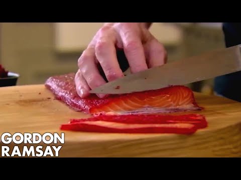 Beetroot Cured Salmon | Gordon Ramsay