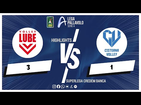 Cucine Lube Civitanova vs. Cisterna Volley - Superlega Credem Banca VBTV Match Highlights