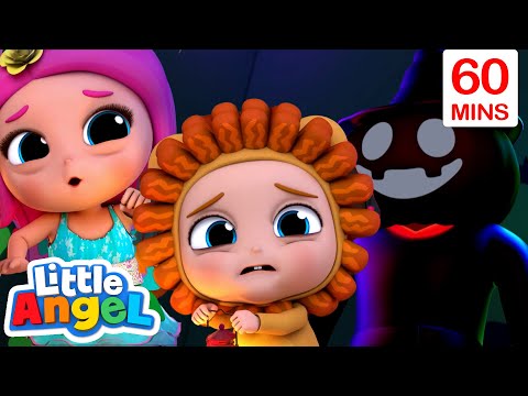 Don't Be Afraid Of Halloween | Little Angel - Kids Cartoons & Songs | Healthy Habits for kids