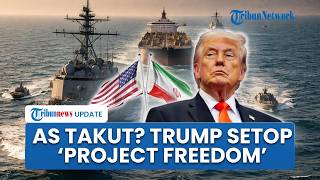 Seusai Diancam Iran, Trump Tiba-tiba Hentikan 'Project Freedom' di Selat Hormuz, AS Ketakutan?