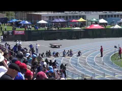 J Rubio   5/21/16 110m Hurdles (Lane 2) (5th Place) (14.31) CIF-SS D1 Finals - 4k
