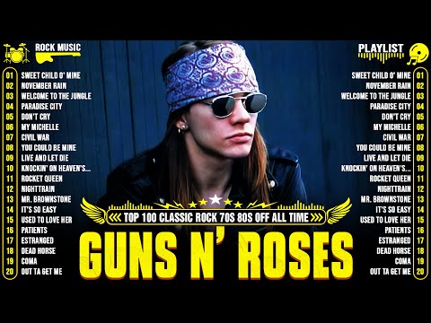 Guns N' Roses Greatest Hits Full Album🤘Best Songs Of Guns N' Roses #classicrock #gnr