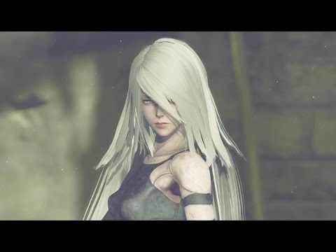 Nier Automata: Boss Fight #6 A2 Android (1080p 60fps)