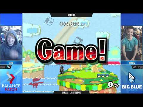 NGPU 22 SSBM - Zoso (Marth) vs. BigFoig (Falco) - Melee LSF
