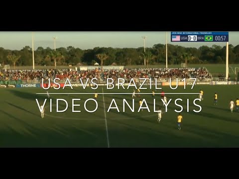 USA v Brazil U17 Analysis - Nike International Friendlies Dec 2016