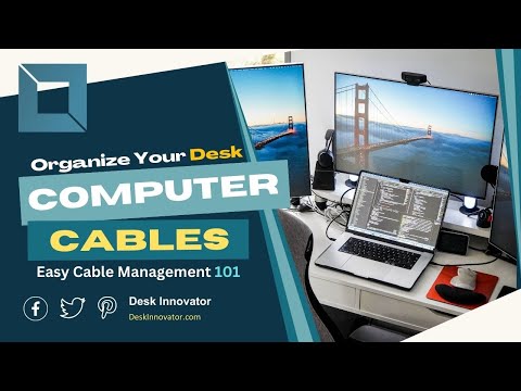 Easy Cable Management 101: Basic Methods to Hide Computer Cables & Organize Your Desk
