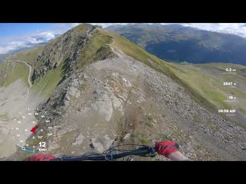 Jakobshorn - Teufi Trail: Bergkamm Passage