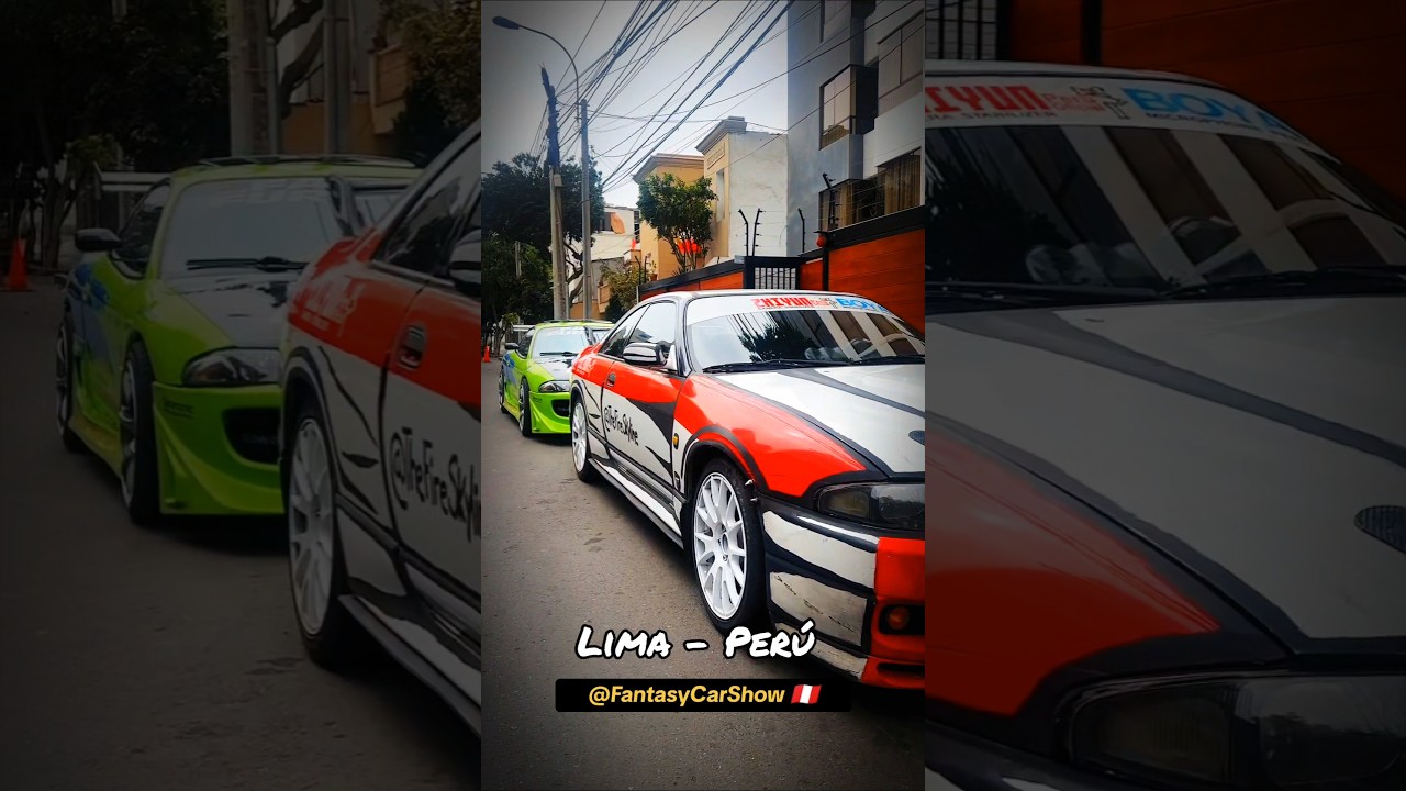 924410704 ☎️ @FantasyCarShow 🇵🇪#Mitsubishi #Eclipse #Nissan #Skyline #R33 #Rb25det #FastAndFurious