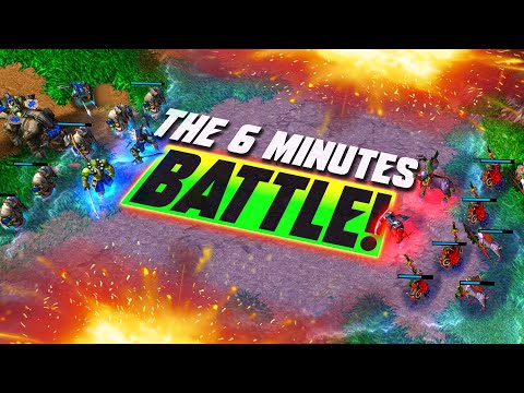 OMG! This Battle Lasts SIX Minutes - WC3 - Grubby