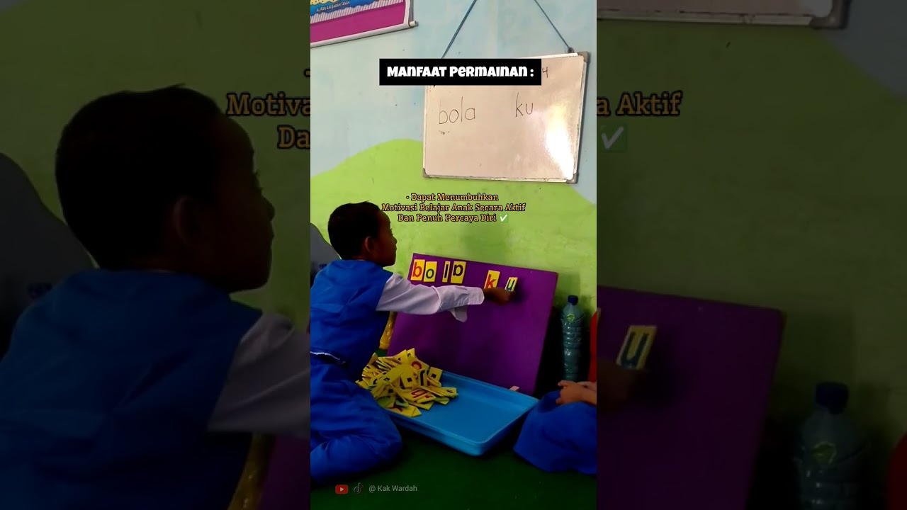Worksheet Pembelajaran Menyusun Huruf Menjadi Kata #videoviral #membaca #menulis #hurufvokal