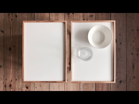 Sådan limer Kvorning Møbelsnedkeri serveringsbakke i egetræ