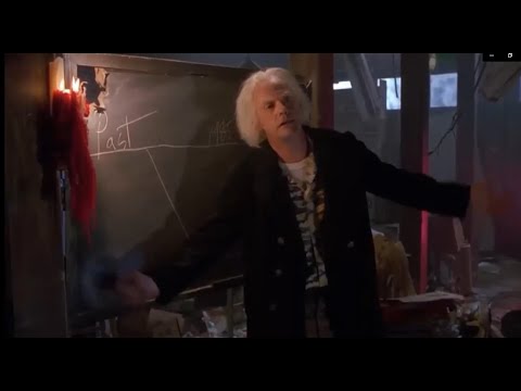 El Doc explica la paradoja del tiempo - Volver al futuro 2 || Mejores escenas en Español