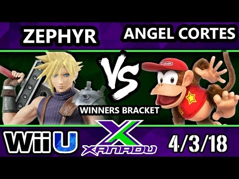 S@X 244 Smash 4 - Zephyr (Cloud) Vs. Angel Cortes (Diddy Kong) - Wii U Winners Bracket