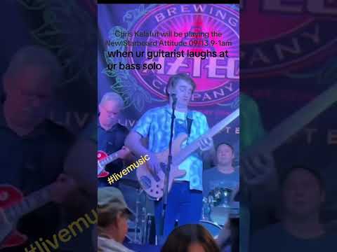 Never give your bass player a solo on a blues hahahaha he will LOSE CONTROL of his RIFFS.