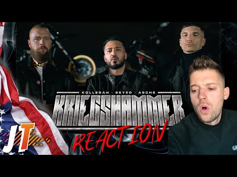 DREAM SONG! 😍// AMERICAN REACTS to GERMAN RAP! Seyed x Kollegah x Asche - KRIEGSHAMMER