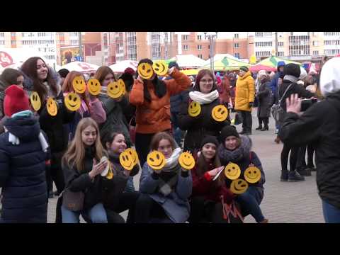 У Гомелі святкавалі Масленіцу видео