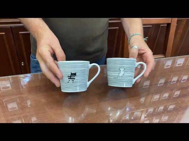 Vídeo relacionado con Grupo Erik Taza Ola Kanagawa - Taza desayuno - Taza cerámica 300ml - Taza te - Taza café - Licencia oficial
