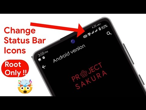 Change Status Bar Icons In Any Android Phone⚡⚡ | Root Needed