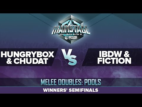 Hungrybox/ChuDat vs iBDW/Fiction - Winners' Semifinals: Melee Doubles Top 16 - Mainstage