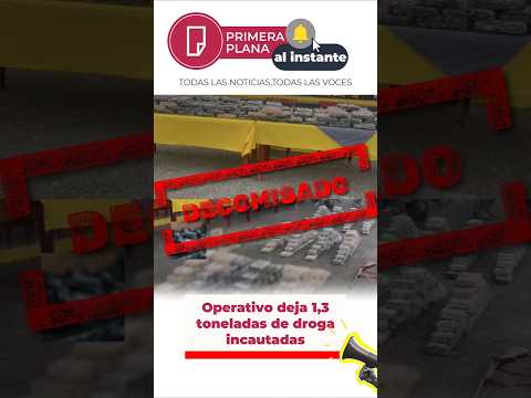 Operativo deja 1,3 toneladas de droga incautadas. #muisne #esmeraldas #colombia