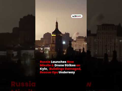 Russia Launches Fresh Missile and Drone Assault on Kyiv, Rescue Teams Search Damaged Buildings