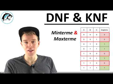 DNF & KNF aus Wahrheitstabelle ablesen | Disjunktive & Konjunktive Normalform