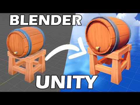 EXPORT TEXTURES from Blender to Unity in One CLICK