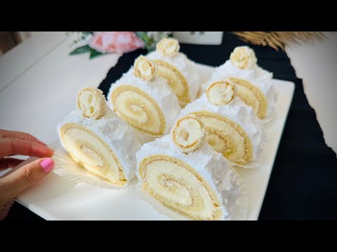 Raffaello Roll - a supreme, smooth and creamy dessert | Passion & Savoury
