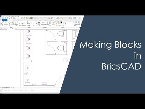 BricsCAD Tutorial Making Blocks in three different ways