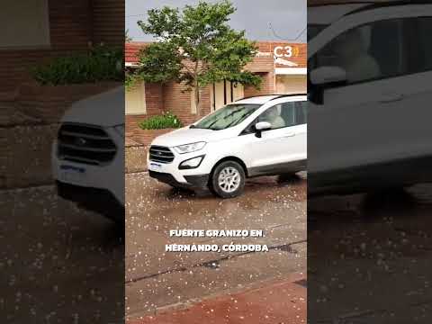 FUERTE GRANIZO EN HERNANDO, CÓRDOBA | Cadena 3 Argentina