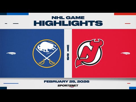 NHL Highlights: Sabres vs. Devils - February 25, 2026