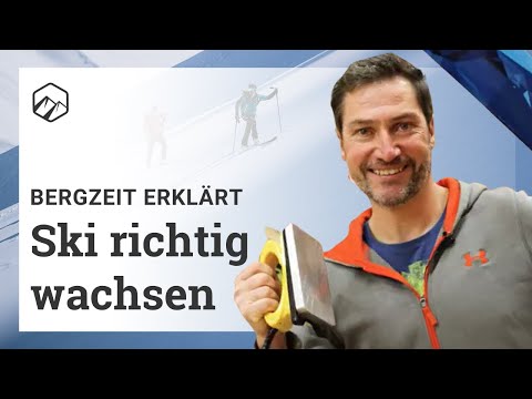 Ski wachsen: So geht's richtig | Bergzeit