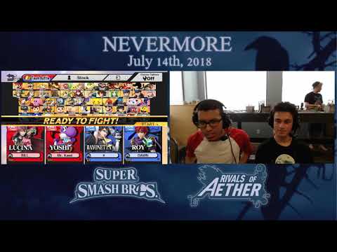 Nevermore 2018 - Bill_/Kamikaze vs RGF/Dusk - Smash 4 Doubles Winners Semis