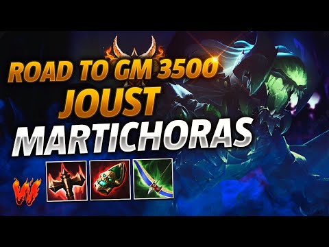 MARTICHORAS, PARECE QUE TRAEMOS VARIEDAD DE TRYHARDEO - Warchi - Smite Joust Road to GM 3500